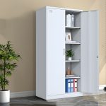 Modern Steel Shelf Storage Cabinet