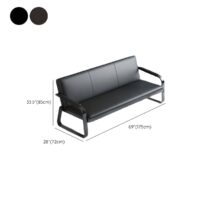 5-Seater Leather Reception Sofa - Image 5