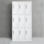 9 Locker Office Filing Cabinet
