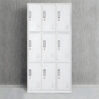 9 Locker Office Filing Cabinet