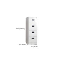 Office 4-drawers filling cabinet - Image 5