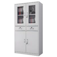 Modern Rectangular File Cabinet with Key lock - Image 4