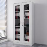 2 Door full-glass display cabinet