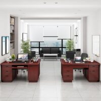 Rectangular Office Computer Desk - Image 3