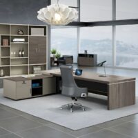 1600mm L-shaped Executive Office Desk - Image 10