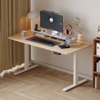 Electric Adjustable Rectangle Standing Office Desk - Image 5