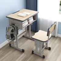 Kid's Height Adjustable Desk & Chair Set - Image 2