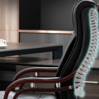 Leather High-Back Leather Executive Chair - Image 7