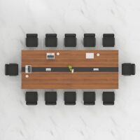 8-10 Seater Boardroom Table - Image 4