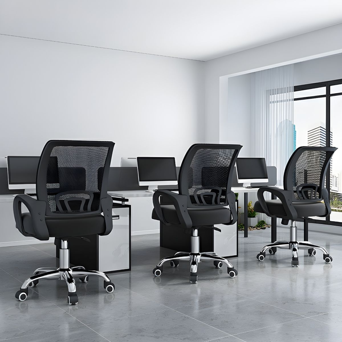 1200x1200-63.jpg Clerical mesh swivel office chair - Image 1