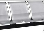 3-Link non padded waiting bench