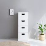Four drawers metallic office cabinet