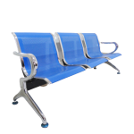 3-link metallic waiting bench