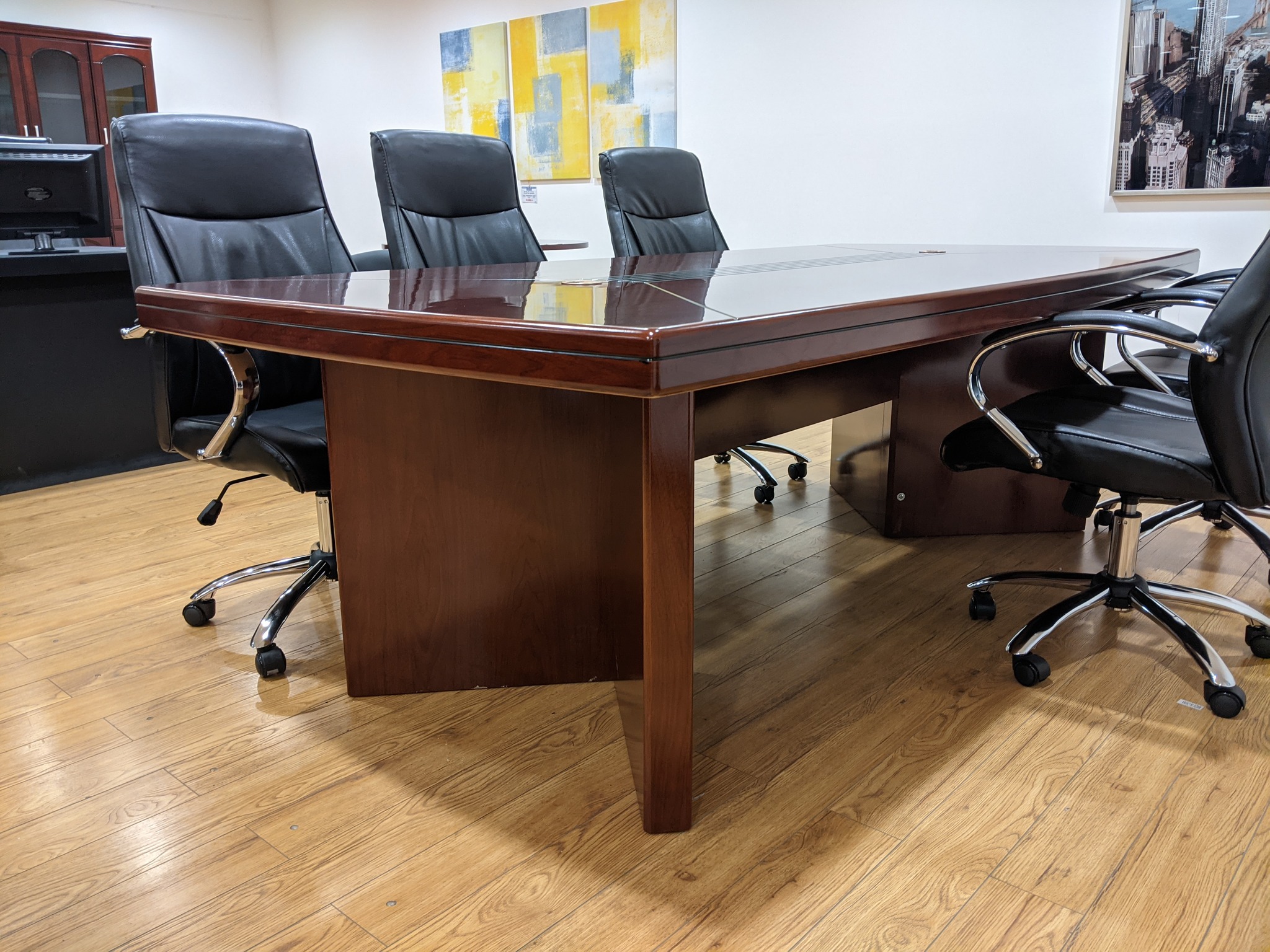 304991355_3562718027288723_5350797719892396040_n.jpg 2.4 meters boardroom table - Image 1