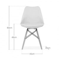 Modern padded eames chair - Image 5