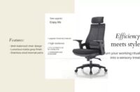 CROSBY Mid-Back Ergonomic Office Chair - Image 7