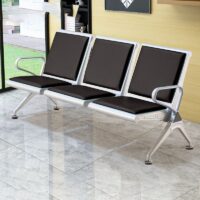3 Seater office reception bench - Image 3