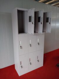 Gray Single Door Portable Storage Locker, No Of Lockers: 9 Lockers - Image 3