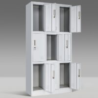 9-Locker steel office cabinet - Image 5