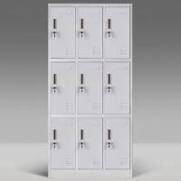 9-Locker steel office cabinet - Image 4