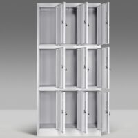 9-Locker steel office cabinet - Image 5