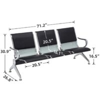 3-link padded waiting bench - Image 5