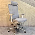 Orthopedic high-back office seat