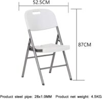 Patio Foldable Event Chair - Image 5