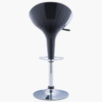 Adjustable swivel barstool (Black) - Image 4