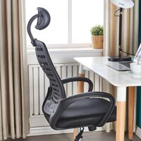Study/ Task office chair (Black) - Image 4