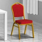 Red banquet conference seats