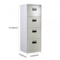 Four Drawers Office Cabinet - Image 3