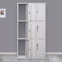 9 Locker steel office cabinet - Image 4