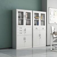 2-Door Metallic Office Safe Cabinet - Image 3