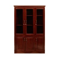 3-Door wooden office cabinet - Image 4