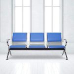PU Leather Lobby Bench- 3 seater