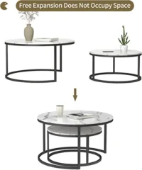 Marble nest stools - Image 3