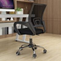 Secretarial mesh swivel office chair - Image 4