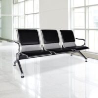 3-Seat Reception Waiting Room Bench - Image 2