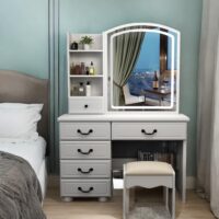 Queen's Vanity Dressing Table With LED