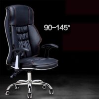 Generic orthopedic leather office seat - Image 3