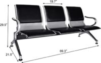 Airport 3-link waiting bench - Image 4