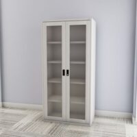 Full glass metallic offiec cabinet - Image 3