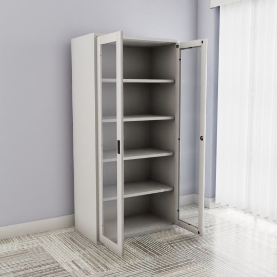 637839885583983775_bedrock-2.jpg Full glass metallic offiec cabinet - Image 1