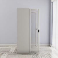Full glass metallic offiec cabinet - Image 2