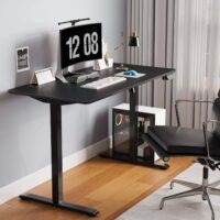 Black Height adjustable electric desk - Image 2