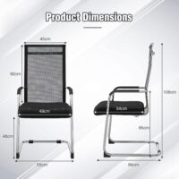 Mesh-back office visitor seats - Image 3