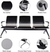 Airport 3-link waiting bench - Image 6