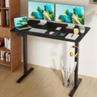Electric Adjustable Rectangle Standing Office Desk - Image 10