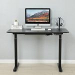 Height adjustable electric desk